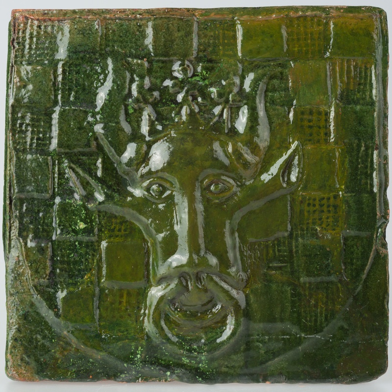 Kafel z herbem Ziemi Kaliskiej (Wielkopolski) i Polski