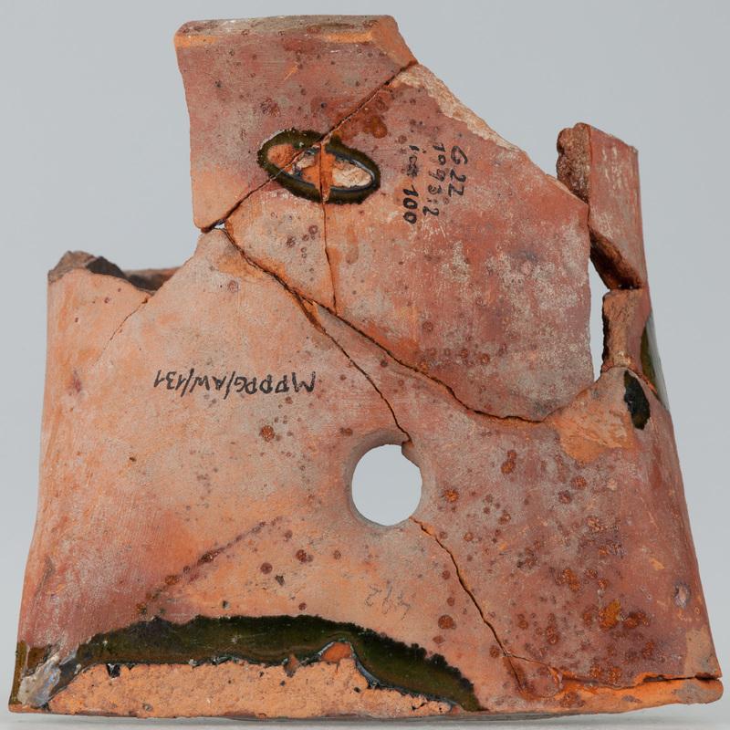 Kafel z herbem Korab