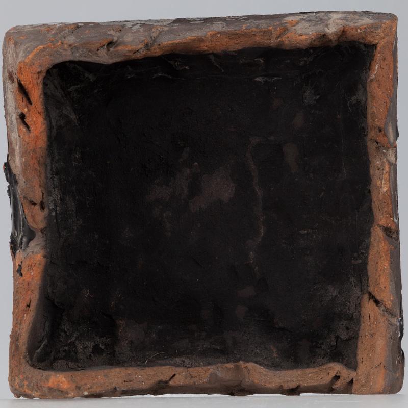 Kafel z wyobrażeniem syreny z dwoma ogonami