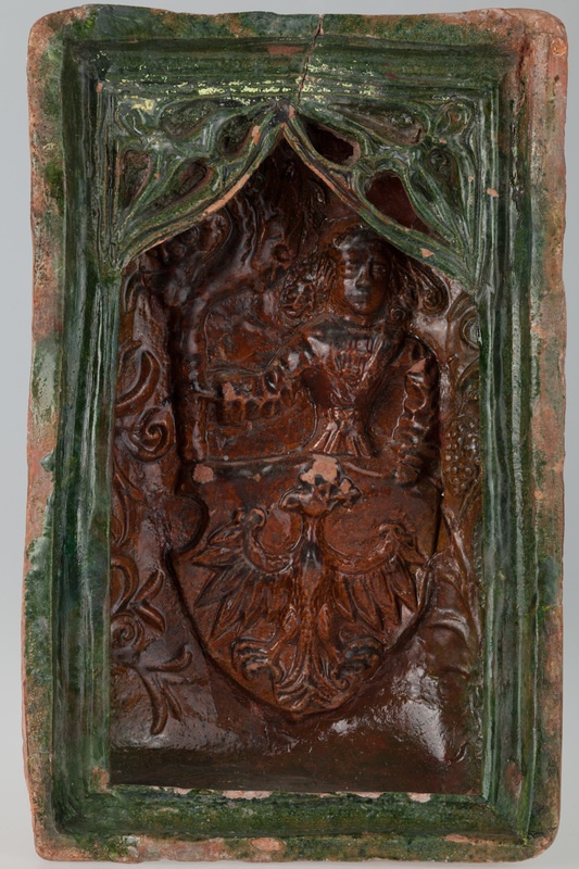 Kafel z tarczownikiem