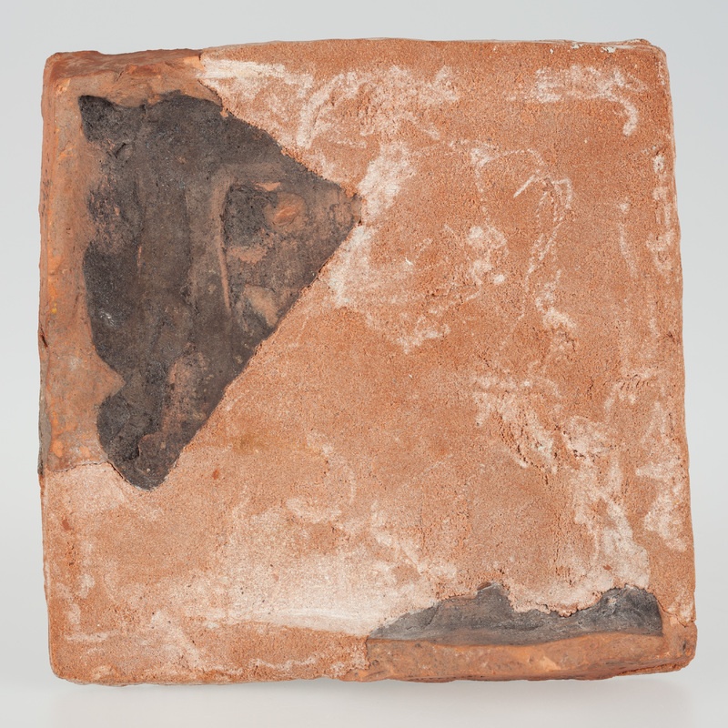 Kafel z wyobrażeniem kuszenia Adama i Ewy w Raju