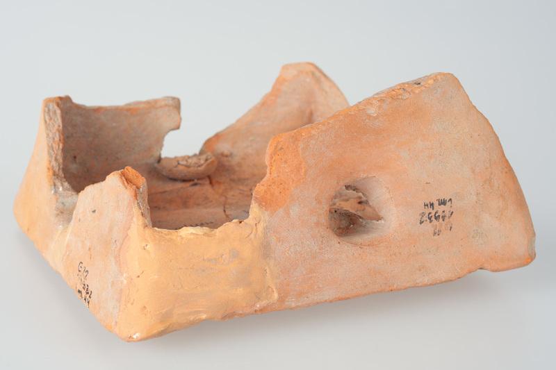 Kafel ze św. Janem Chrzcicielem i św. Barbarą