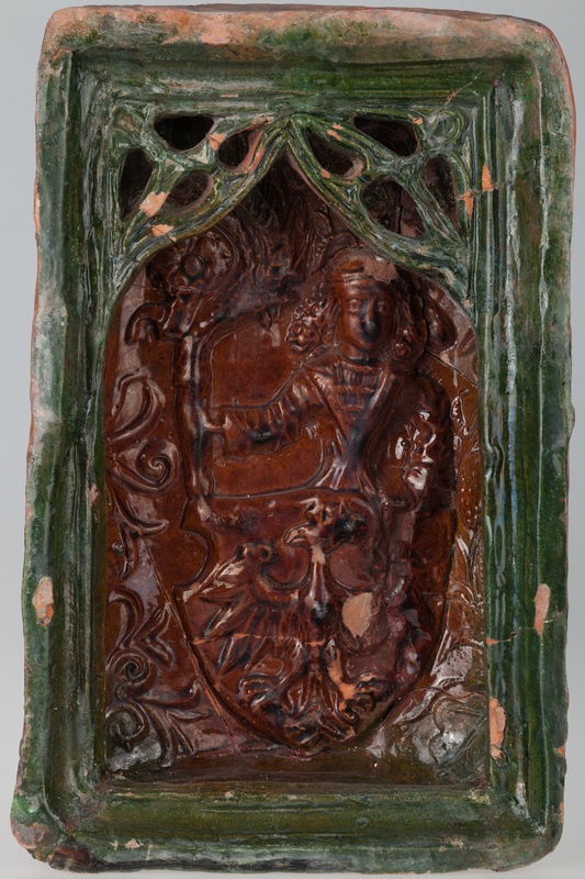 Kafel z tarczownikiem