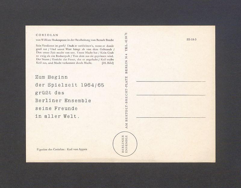 Zum Beginn der Spielzeit 1964/65 [...]