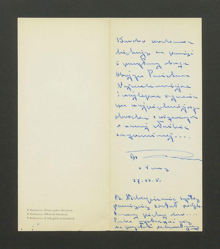 T. Kulisiewicz - Dziewczynka - Szlembark