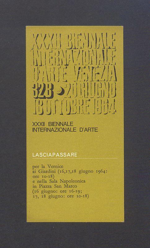 XXXII Biennale Internazionale d'Arte Venezia