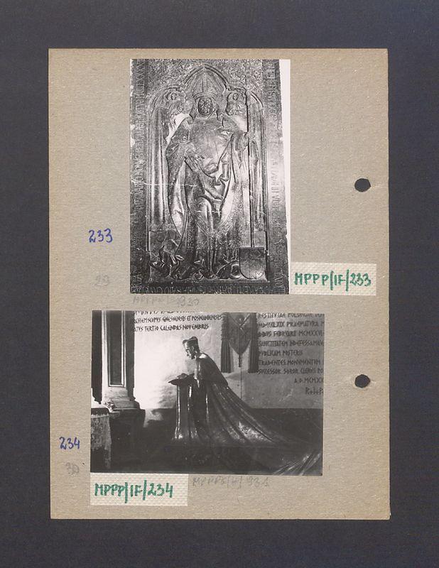 Wnętrze gnieźnieńskiej katedry. Pomnik kardynała Stefana Wyszyńkiego (prymasa tysiąclecia) z 1982 roku. 