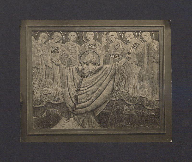 Płaskorzeźba Ojca Efrema. Św. Wojciech w Królestwie Bożym.