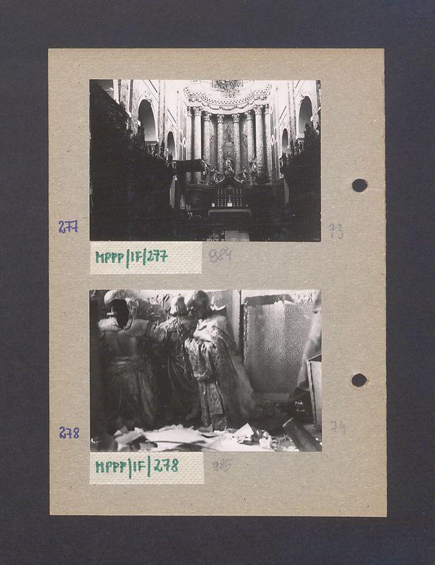 Cztery postaci ilustrujące cztery stany, niegdyś podtrzymujące relikwiarz św. Wojciecha.