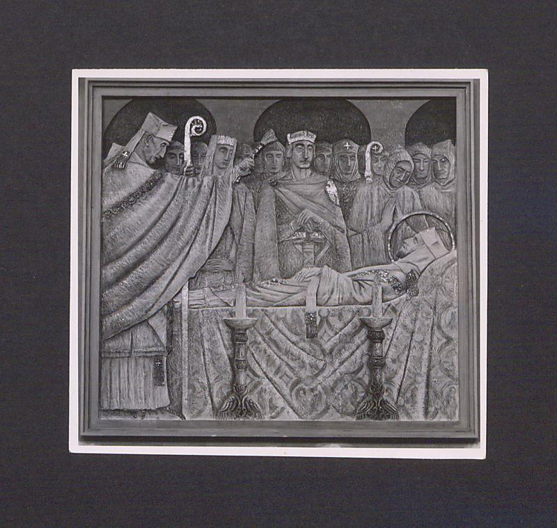 Płaskorzeźba Ojca Efrema. Pogrzeb św. Wojciecha.