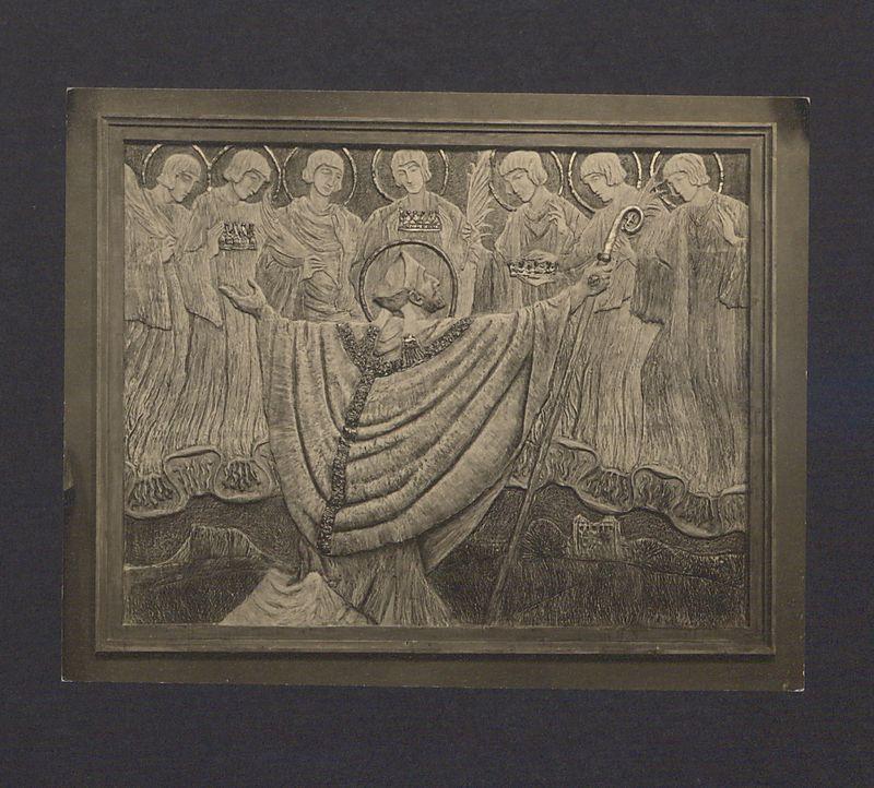 Płaskorzeźba Ojca Efrema. Św. Wojciech w Królestwie Bożym.