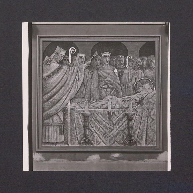 Płaskorzeźba Ojca Efrema. Pogrzeb św. Wojciecha.