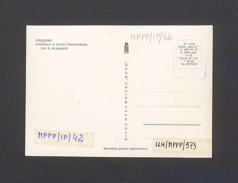 Amfiteatr w Parku Piastowskim.