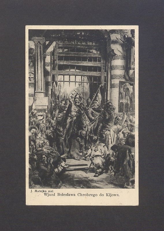 Wjazd Bolesława Chrobrego do Kijowa według Jana Matejki.