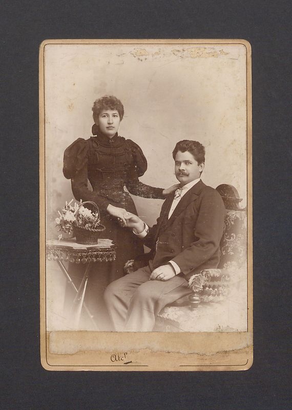 Portret Marii i  Józefa Przybyszewskich.