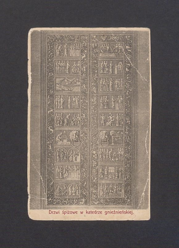 Drzwi spiżowe w katedrze.
