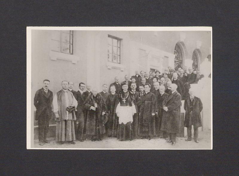 Uniwersytet Ludowy w Dalkach pod Gnieznem. Budynek UL w dniu otwarcia 5-10-1921r.