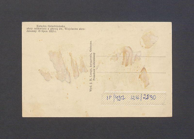 Relikwiarz św. Wojciecha.