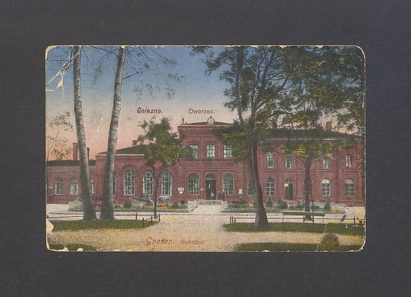 Gniezno, dworzec.