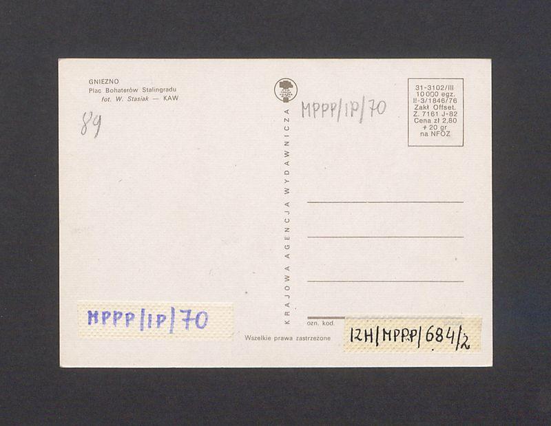 Plac Bohaterów Stalingradu.