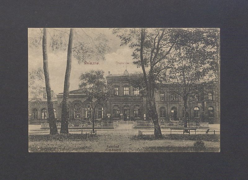 Gniezno, dworzec.
