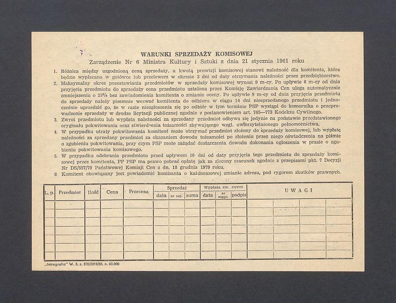 Pokwitowanie komisowe. Z cyklu "Wspomnienia z podróży" - Indie