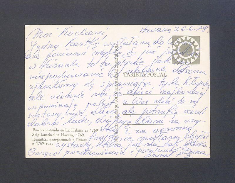 Moi Kochani, jedną kartkę wysłałam do W-wy [...]