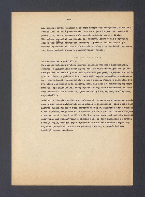 Tłumaczenie z języka szwedzkiego. Polska grafika