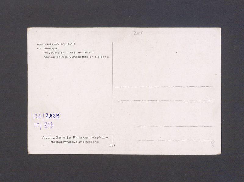 Przybycie św. Kingi do Polski według Władysława Tetmajera.