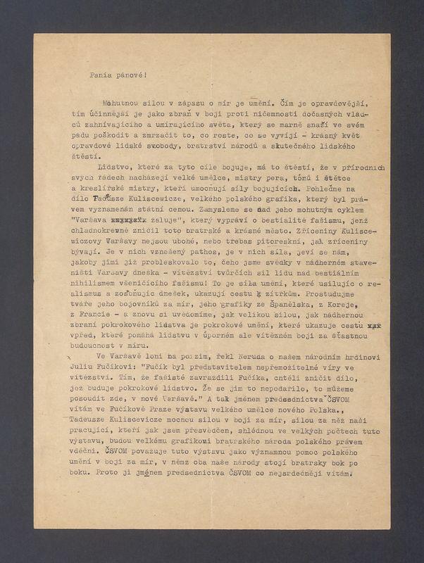 Pania panove! Mohutnou silou v zapasu o mir [...]