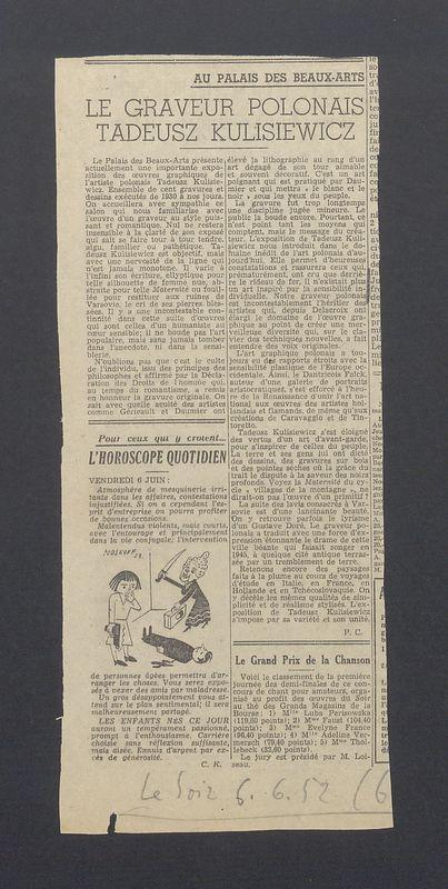 Recenzja. Le graveur polonais Tadeusz Kulisiewicz