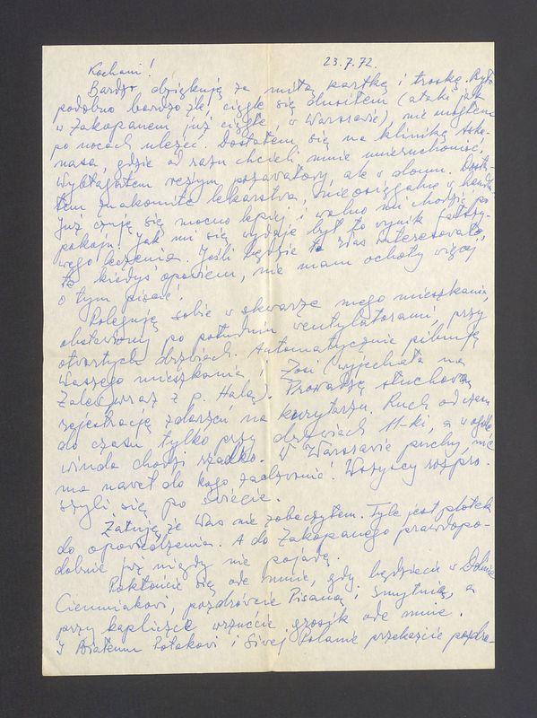 Kochani! Bardzo dziękuję za miłą kartkę [...]