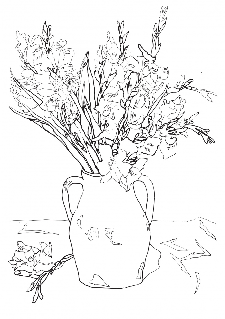 Kwiaty do kolorowania