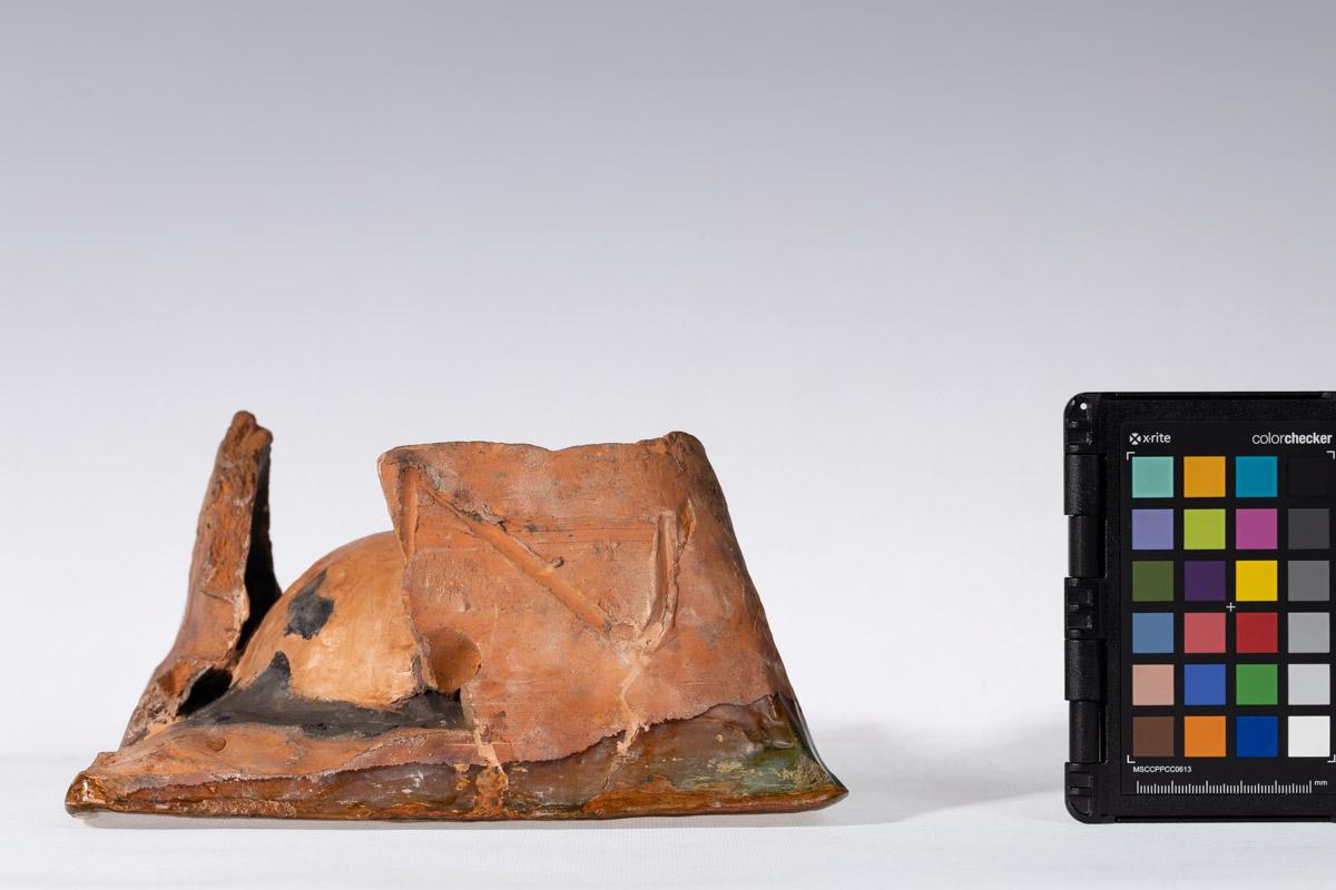 Kafel z rozetą kwiatową