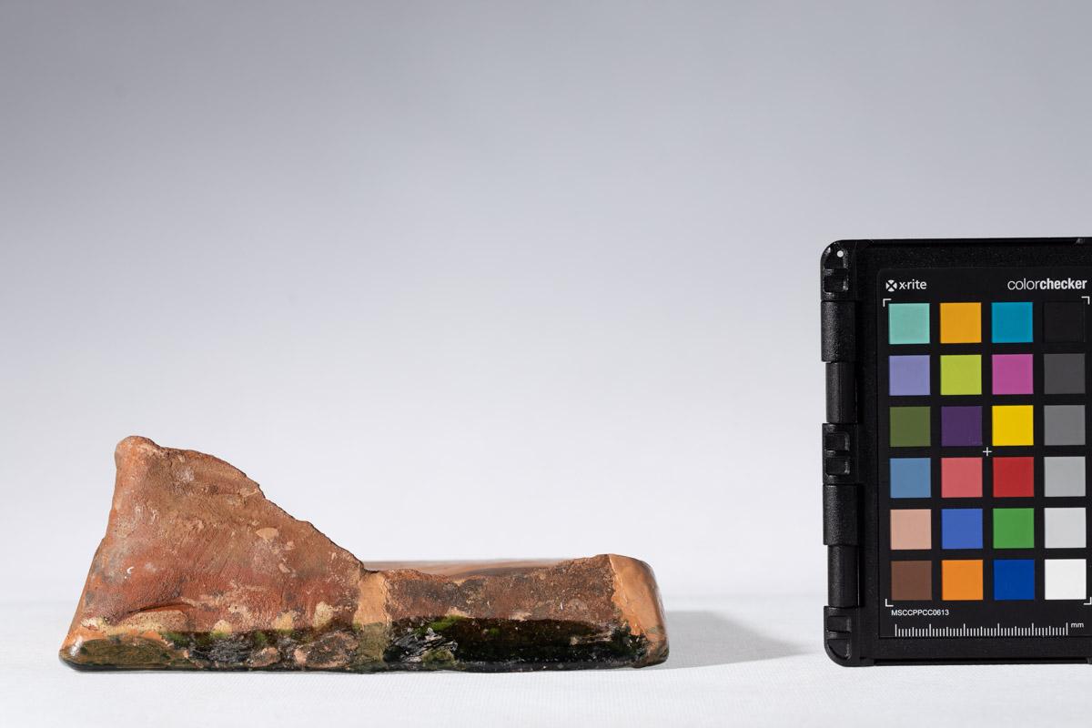 Kafel z motywem czterech kasetonów