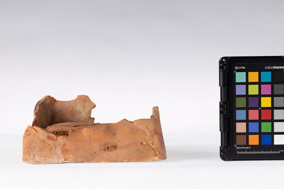 Kafel z rozetą kwiatową