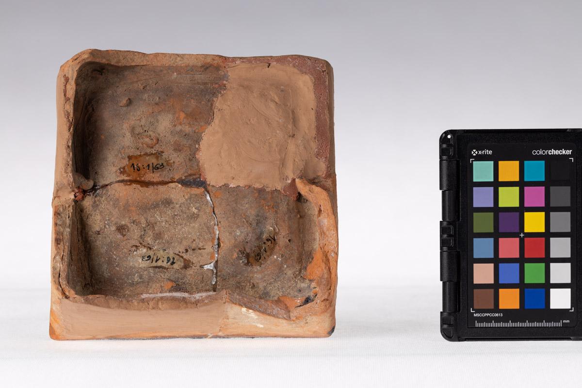 Kafel z motywem roślinnym