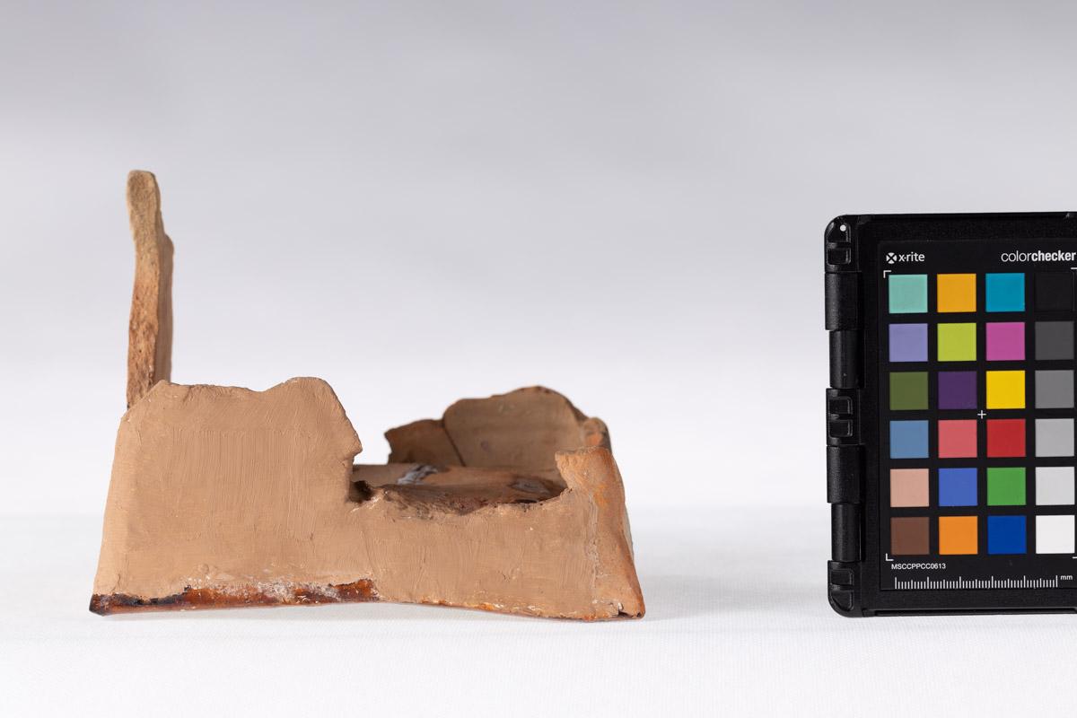 Kafel z rozetą kwiatową