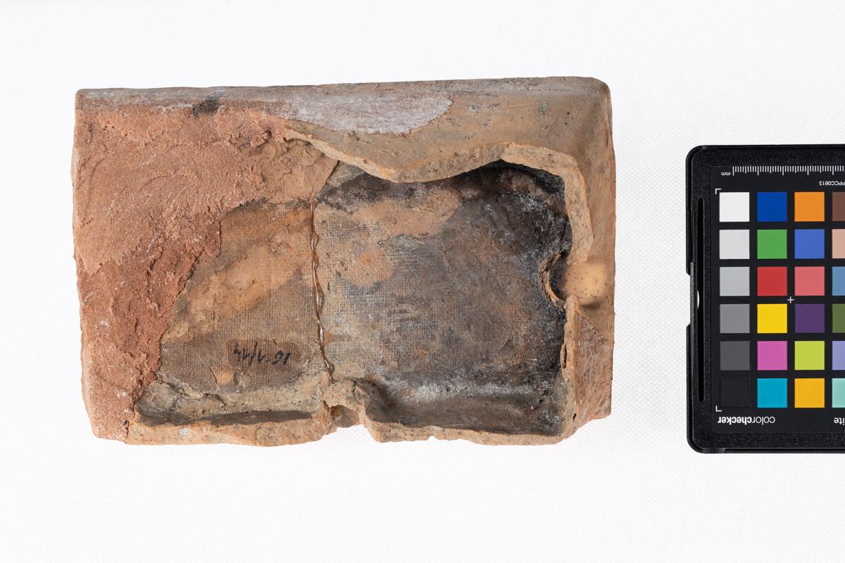 Kafel z motywem roślinnym