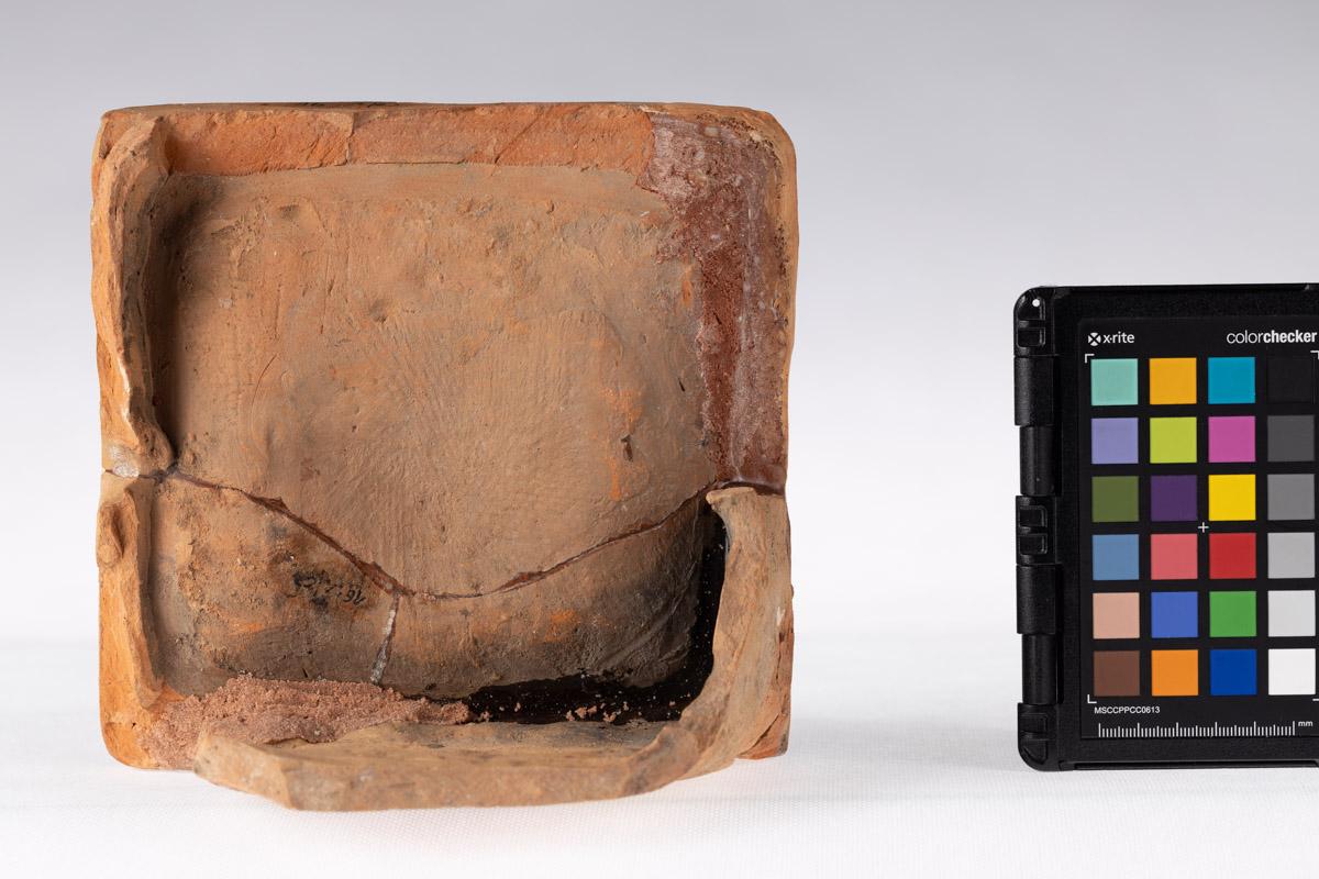 Kafel z rozetą kwiatową