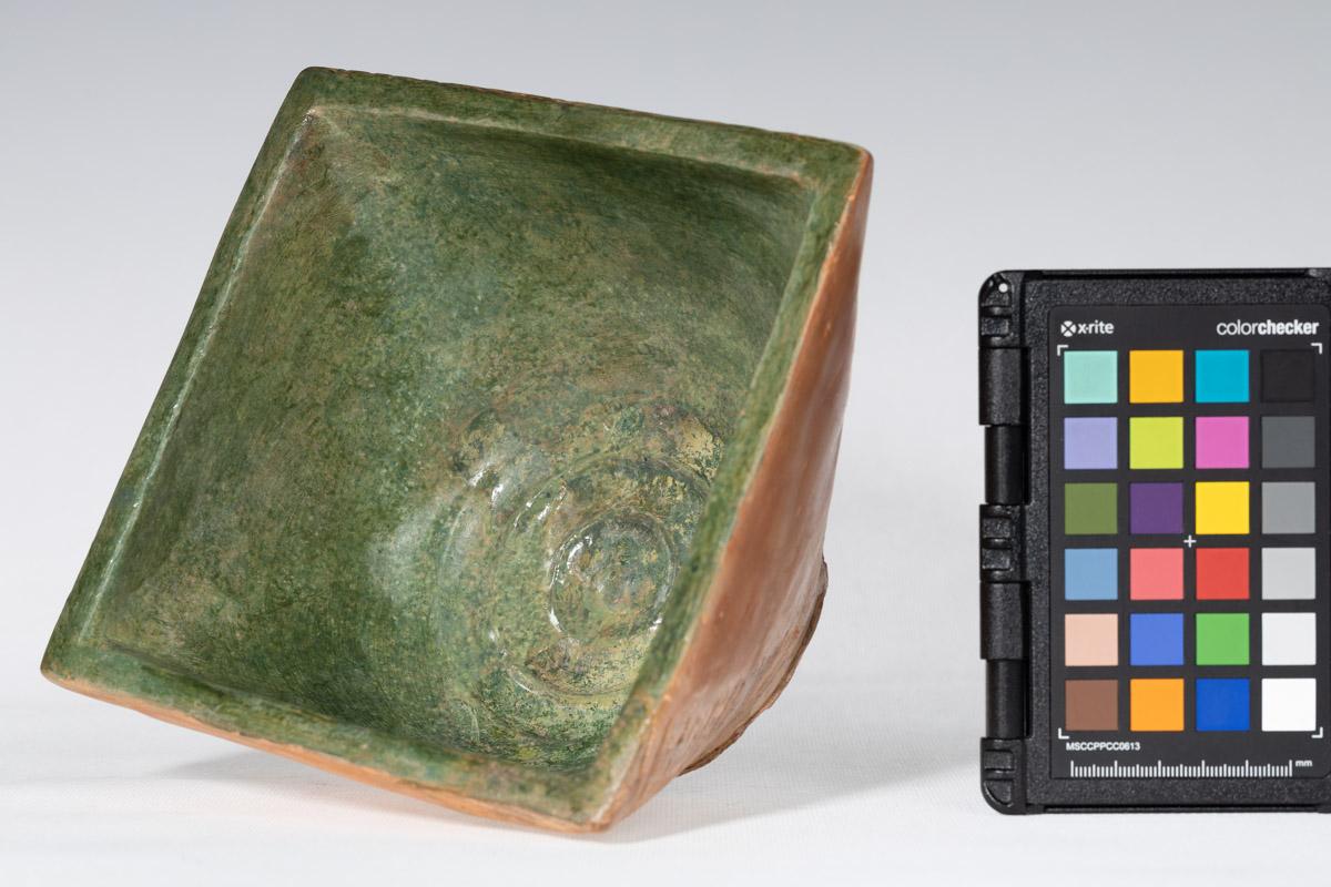 Kafel z motywem okręgów koncentrycznych