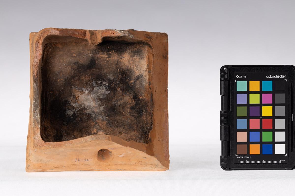 Kafel z motywem roślinnym