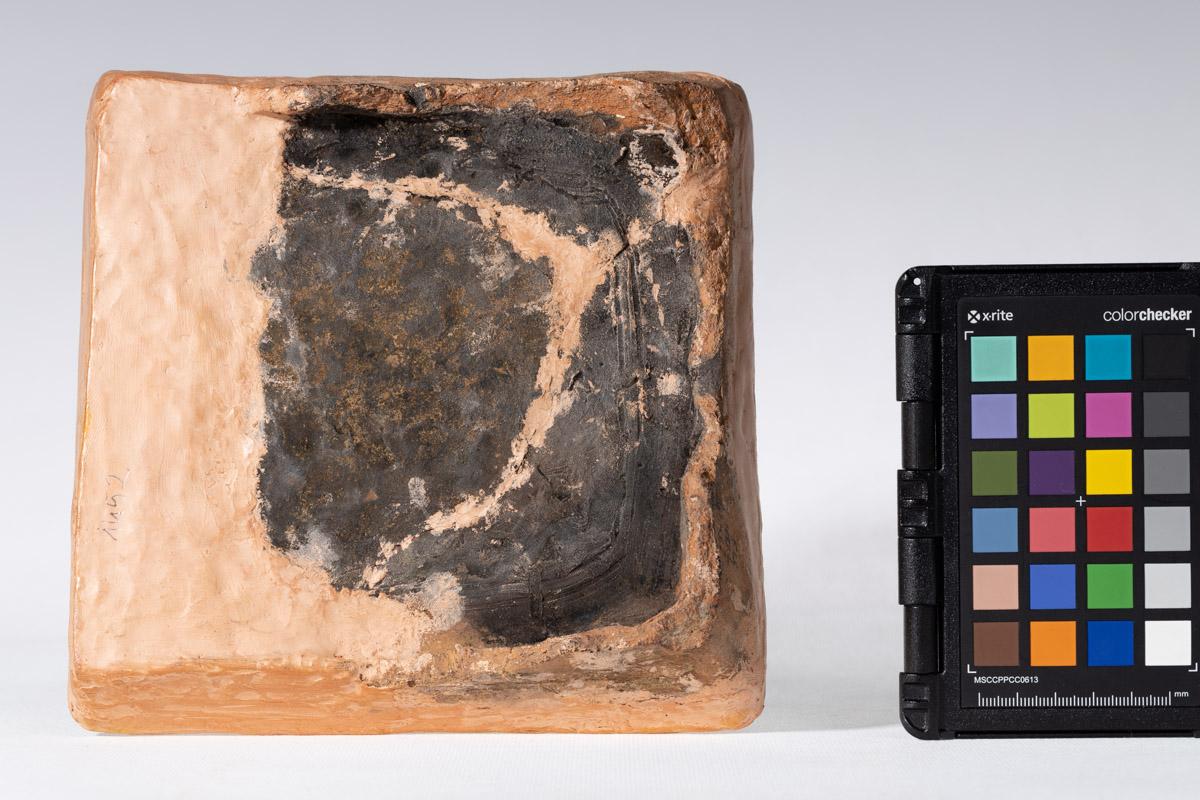 Kafel z rozetą kwiatową