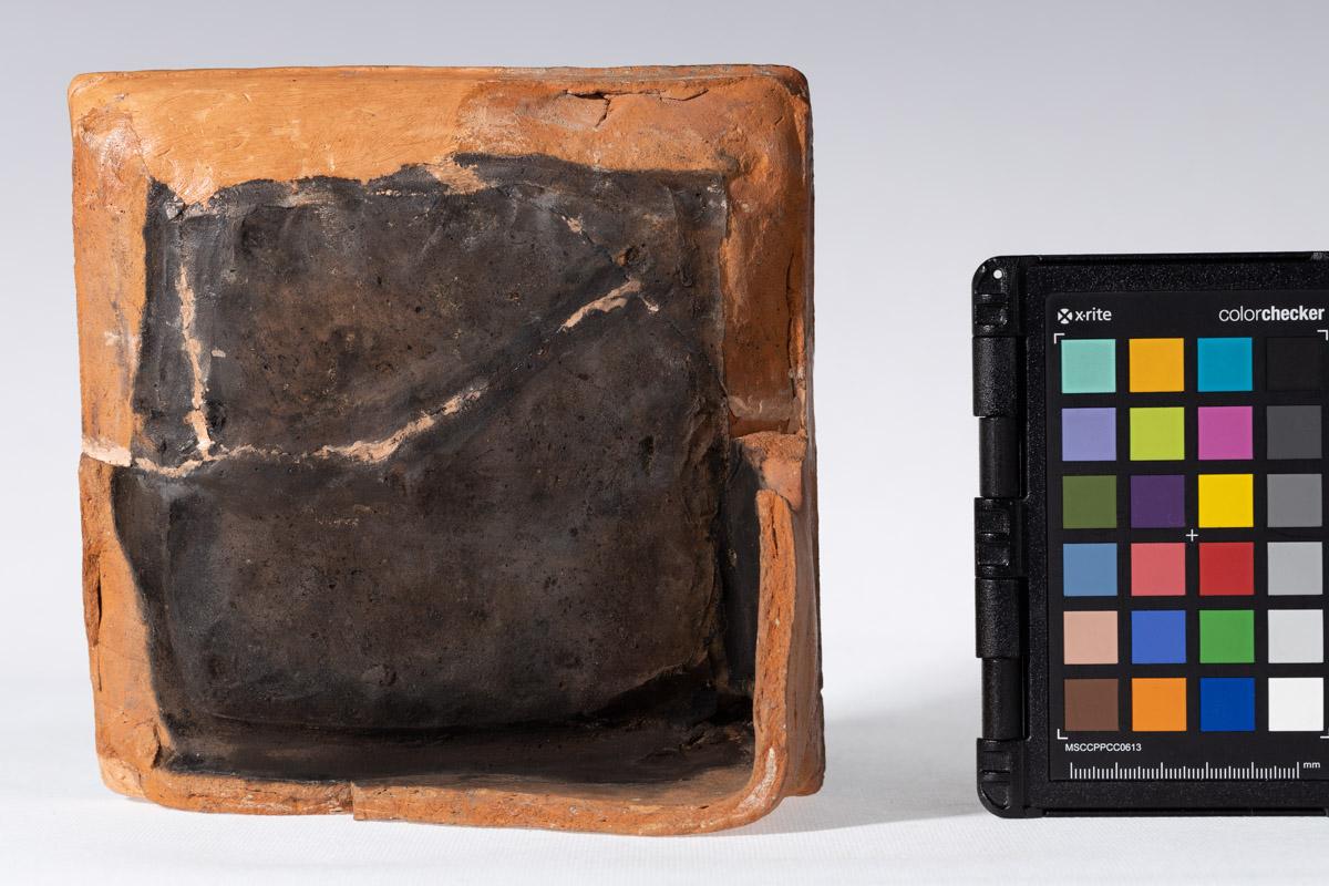 Kafel z rozetą kwiatową