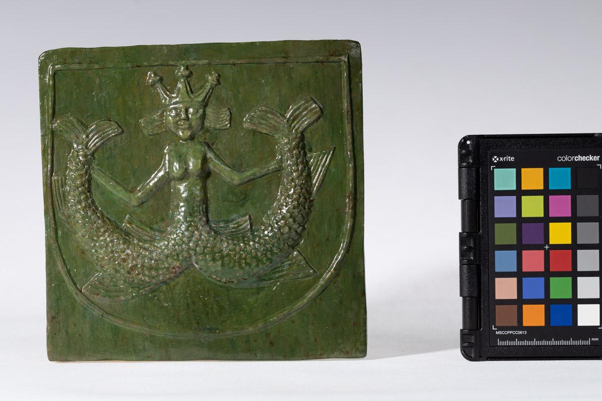 Kafel z motywem syreny