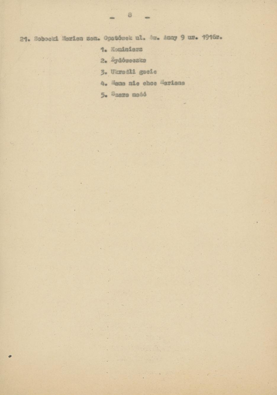 Wykaz uczestników Konkursu folklorystycznego miasta Kalisza 1976/77, cz. 2