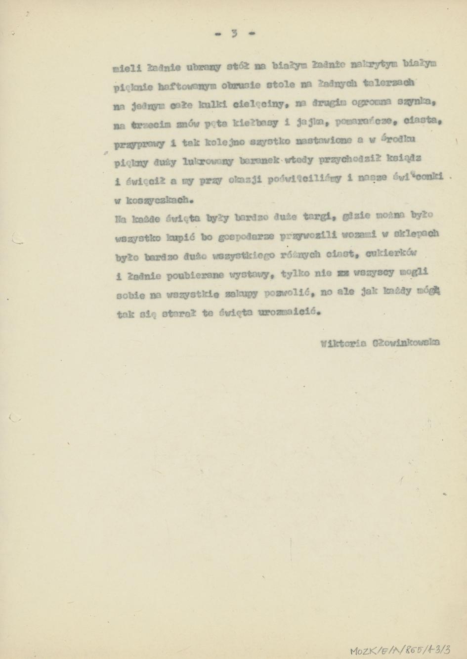 Święta Wielkanocne u mojej mamy sprzed II wojny