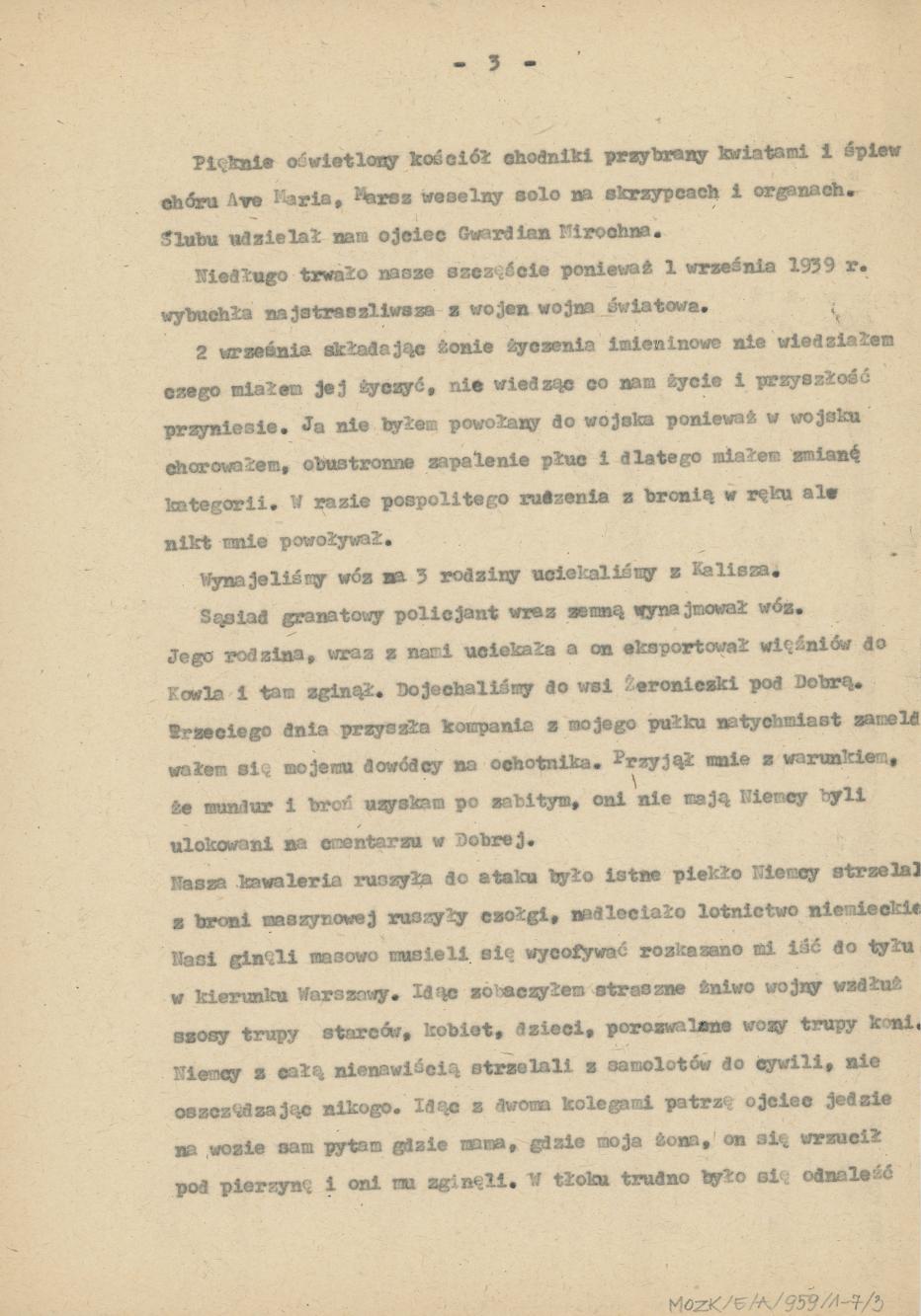 Chóry kaliskie w czasie okupacji