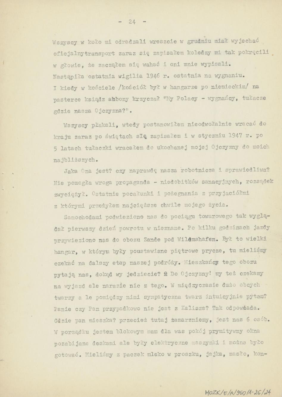 Wspomnienia z przymusowych robót w Niemczech, cz. 2