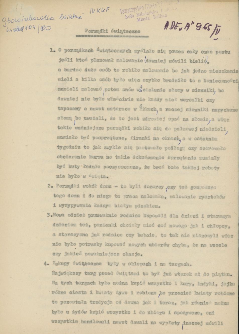 Porządki świąteczne